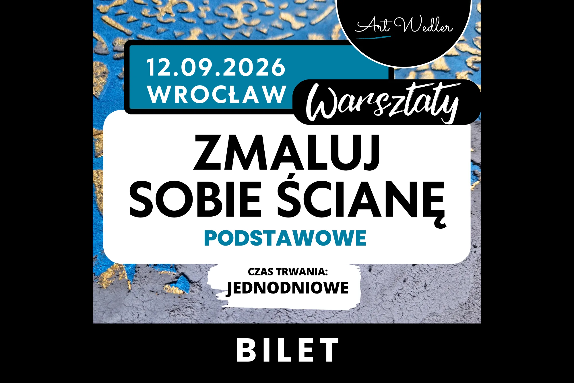 Warsztaty Zmaluj Sobie Ścianę! Tynki dekoracyjne krok po kroku 12.09.2026 sobota